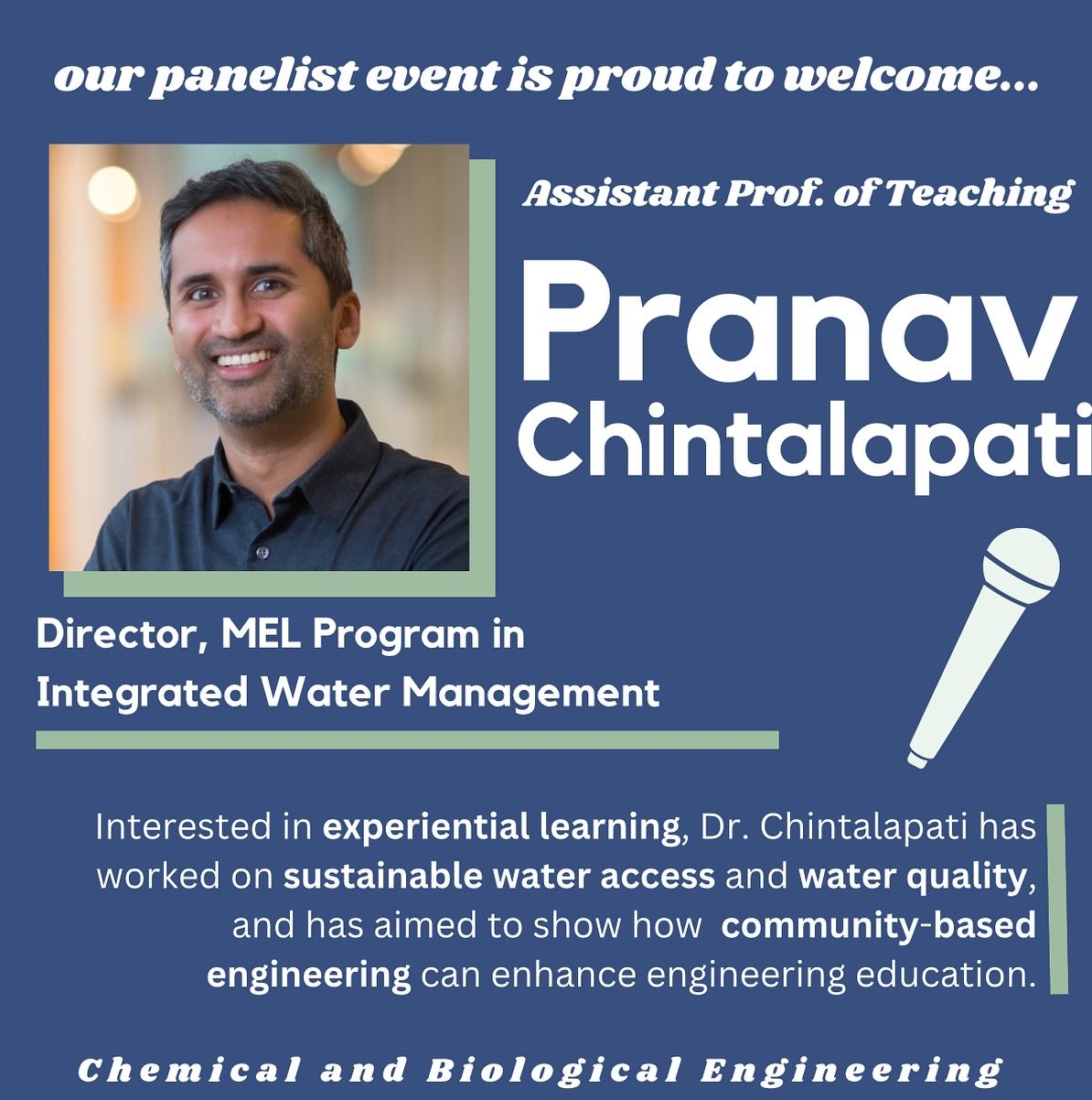 🌿📢second panelist speaker announcement! remember to rsvp in our bio! free snacks provided ✨ see you there 💚